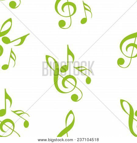 Seamless Pattern Note Abstract, Vector Illustration Eps