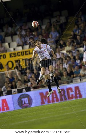 สเปนลีแข่งขันฟุตบอลหรือฟุตบอลในยุโรป - บาเลนเซีย vs Espanyol - Octuber 2007 - 2007-2008 