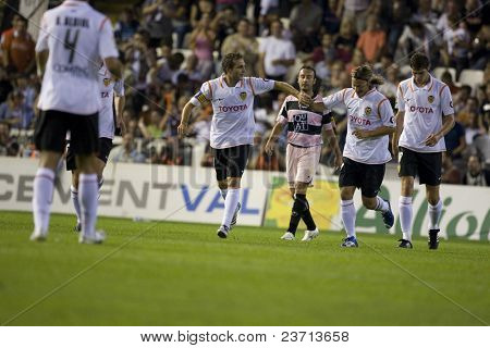 สเปนลีแข่งขันฟุตบอลหรือฟุตบอลในยุโรป - บาเลนเซีย vs Espanyol - Octuber 2007 - 2007-2008 