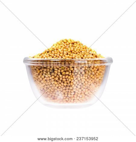 Dried Yellow Peas In Saucepan. High Resolution Photo.
