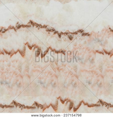 Decorative Onyx Surface, Texture On Macro. Seamless Square Background, Tile Ready. High Resolution P