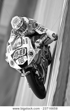 Cheste、 巴伦西亚、 (西班牙-欧洲) 2008 Octuber 24 日的 Comunitat 瓦伦西亚 Ricardo Tormo 电路，