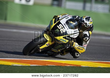 巴伦西亚，西班牙-11 月 6 日： MotoGP Comunitat 瓦伦西亚-詹姆斯 · 托斯兰-关于在 2009 年 11 月 6 日