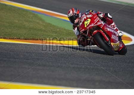 巴伦西亚，西班牙-11 月 6 日： MotoGP Comunitat 瓦伦西亚-阿尔瓦罗 · 包蒂斯塔-2009 年 11 月 6 日关于我
