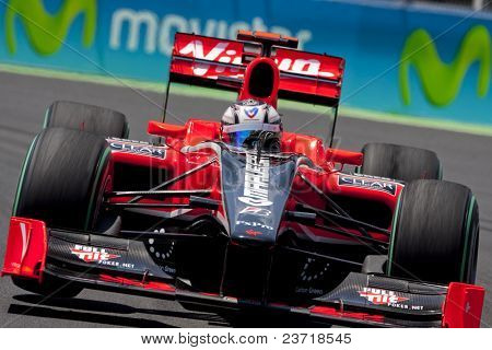 バレンシア, スペイン - 6 月 26 日: フォーミュラ 1 バレンシア サーキット - ティモ ・ グロック - 2010 年 6 月 26 日で Valenci