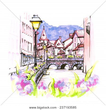 Annecy, Called Venice Of The Alps, France