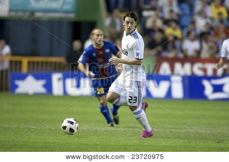 VALENCIA, İspanya - Eylül 25:Spanish Profesyonel Futbol Ligi, Levante U.D. vs Real Madrid - UKÜ
