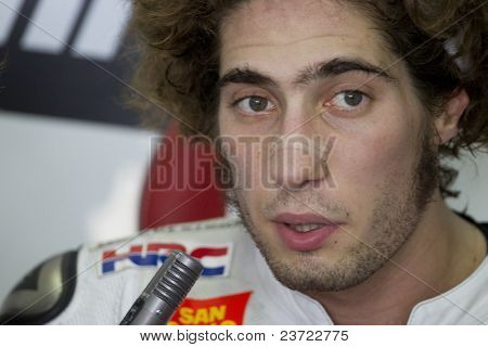 VALENCIA, İspanya - 5 Kasım: Simoncelli MotoGP Comunitat Valenciana, Ricardo T Grand Prix
