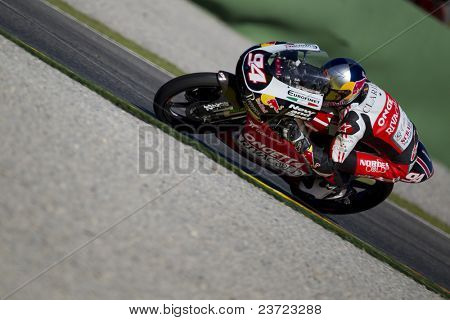 VALENCIA, Hiszpania - 6 listopada: Folger w motogp Grand Prix Comunitat Valenciana Ricardo Tormo