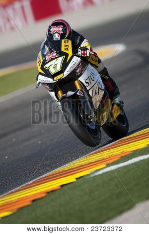 วาเลนเซีย สเปน - 6 พฤศจิกายน: คอร์ติใน motogp Grand Prix ของ Comunitat Valenciana คาร์โด้ Tormo 