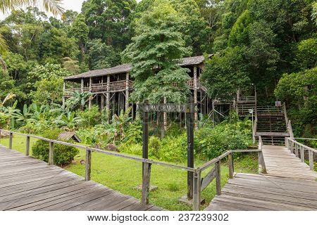 Orang Ulu Longhouse, Damai Sarawak Borneo Malaysia