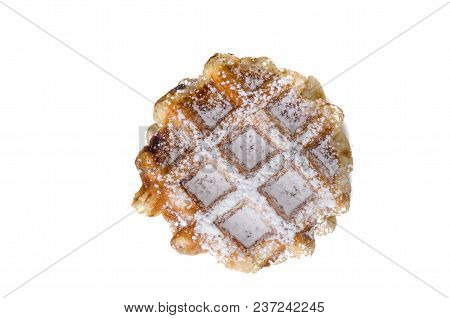 Sugar Waffles Product Photo, Food Photography, Food Stock, Place For Advertisment