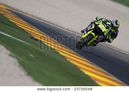 VALENCIA, Spagna - 10 febbraio: Partecipante in Moto2 e 125 prova - Iannone - il 10 febbraio, 2