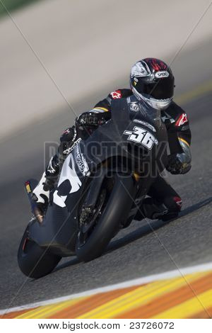 VALENCIA, Spagna - 10 febbraio: Partecipante in Moto2 e 125 prova - rusalim nelu - su 10 febbraio 201