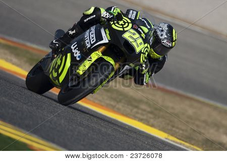 VALENCIA, Spagna - 10 febbraio: Partecipante in Moto2 e 125 prova - Iannone - il 10 febbraio, 2