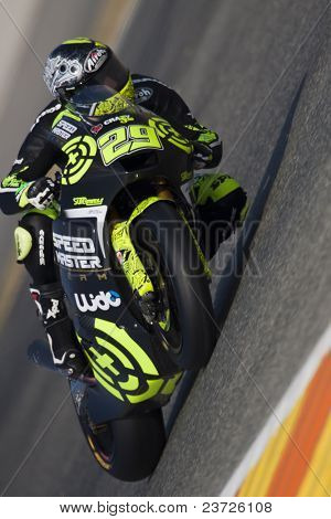 VALENCIA, Spagna - 10 febbraio: Partecipante in Moto2 e 125 prova - Iannone - il 10 febbraio, 2