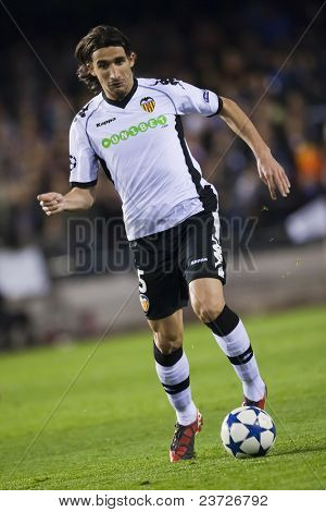 VALENCIA, Spanien - Feb 15 - Topal i UEFA Champions League mellem Valencia C.F. vs Schalke 