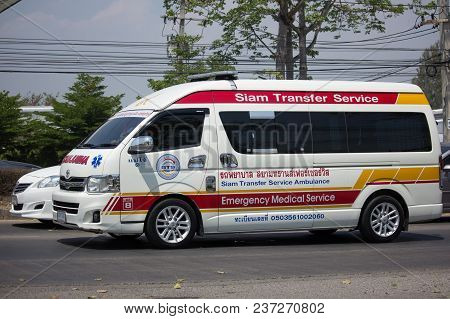 Ambulance Van Of Siam Tranfer Service.