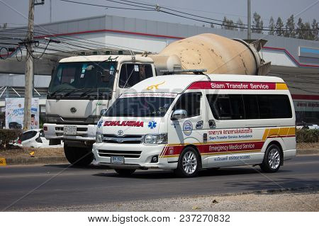 Ambulance Van Of Siam Tranfer Service.