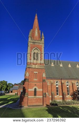 View Of The St Andrew Presbyterian Church, A Victorian Gothic Revival Building, Erected In 1890 In B
