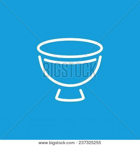 Line Icon Of Eggcup. Utensil, Crockery, Dishware. Kitchenware Concept. Can Be Used For Topics Like B