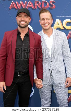 LAS VEGAS - APR 15:  Cody Alan, Michael Trea at the Academy of Country Music Awards 2018 at MGM Grand Garden Arena on April 15, 2018 in Las Vegas, NV