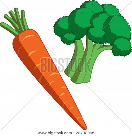 Broccoli en wortel