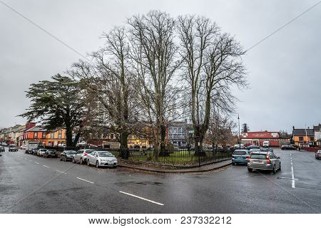 Kenmare, Ireland - November 10, 2017: Park In Historic Centre Of Kenmare A Small Town In The Ring Of