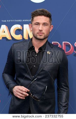 LAS VEGAS - APR 15:  Michael Ray at the Academy of Country Music Awards 2018 at MGM Grand Garden Arena on April 15, 2018 in Las Vegas, NV