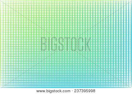 Abstract Geometric Vector Background. A Network In Lime Green, Light Blue, Azure, Colors. Fresh Idea