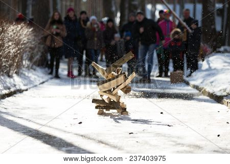 Belarus City Of Gomel. The Celebration Of The National Russian Holiday 