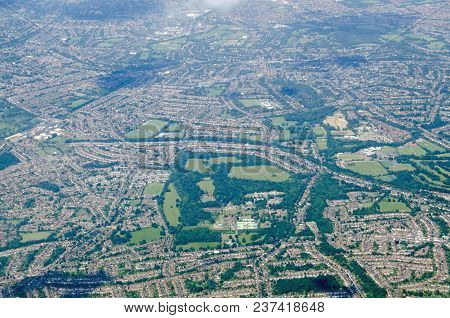 Aerial View Of The Bethlem Royal Hospital In Beckenham, South London. A Psychiatric Hospital, It Was