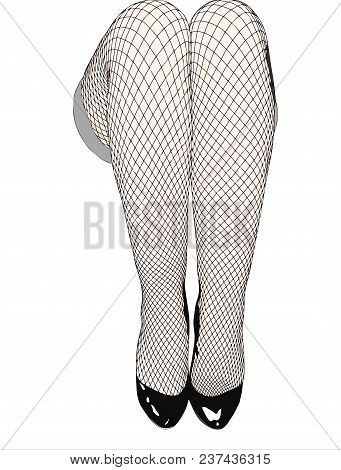 Mannequin Legs Exposure In A Shop Of Female Stockings 13