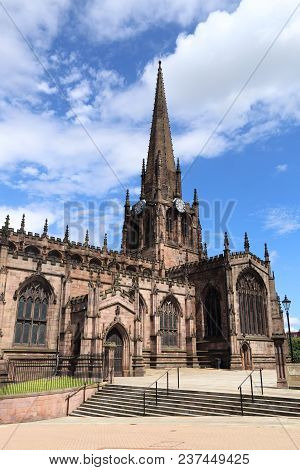 Rotherham, Town In South Yorkshire, England. Rotherham Minster (all Saints Church), Gothic Architect