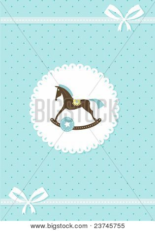 Baby greeting card - ragazzo