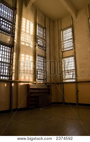 Opuštěné knihovna v Alcatrazu