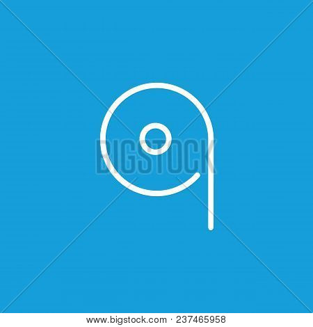 Line Icon Of Toilet Paper. Toilet, Bathroom, Hygiene. Water Closet Concept. Can Be Used For Topics L