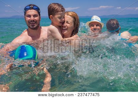 Generations Sea Water Family Happy