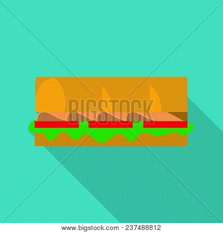 Butty Icon. Flat Illustration Of Butty Vector Icon For Web