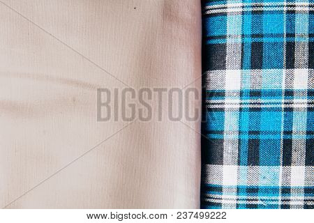 Two Types Of Tissues With A Cellular And Even Texture Lie Side By Side Exactly