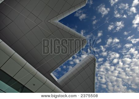 Moderní architektura v Blue Sky