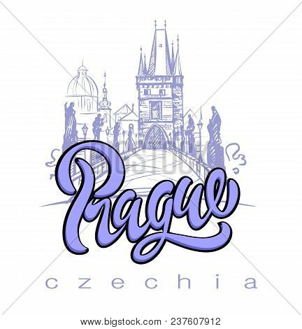 Travel. A Trip To The Czech Republic. The City Of Prague. Sketch. The Charles Bridge. The Design Con