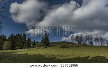 Landscape Near Horni Slavkov Town And Leznice Village In West Bohemia