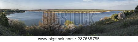 Beautiful View Of The Pond In The Spring