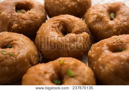 Balushahi Is A Traditional Dessert From The Indian Subcontinent Served In A Plate