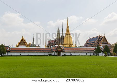 Bangkok Thailand :- March 24, 2018:- Wat Phra Kaew ,temple Of The Emerald Buddha ,full Official Name