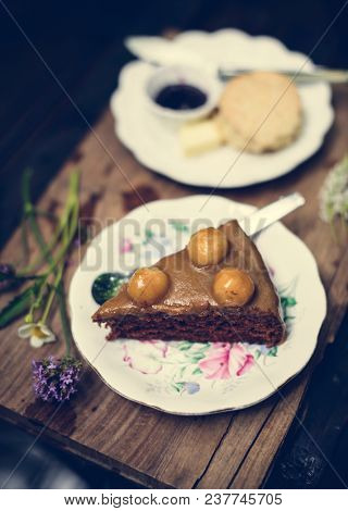 Plates of dessert&nbsp;