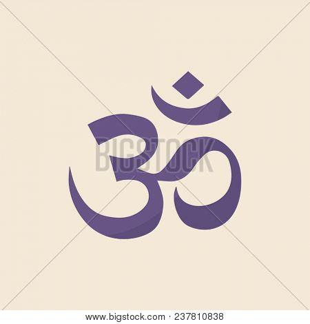 Illustraition of the Indian Om symbol