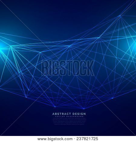 Technology Digital Background Made With Wire Mesh