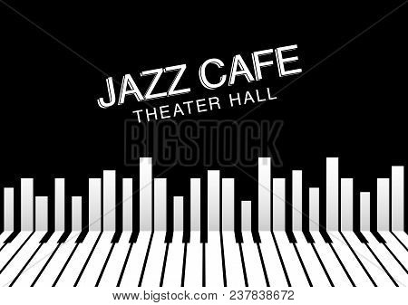 Artistic Jazz Night Background. Poster For The Jazz Festival